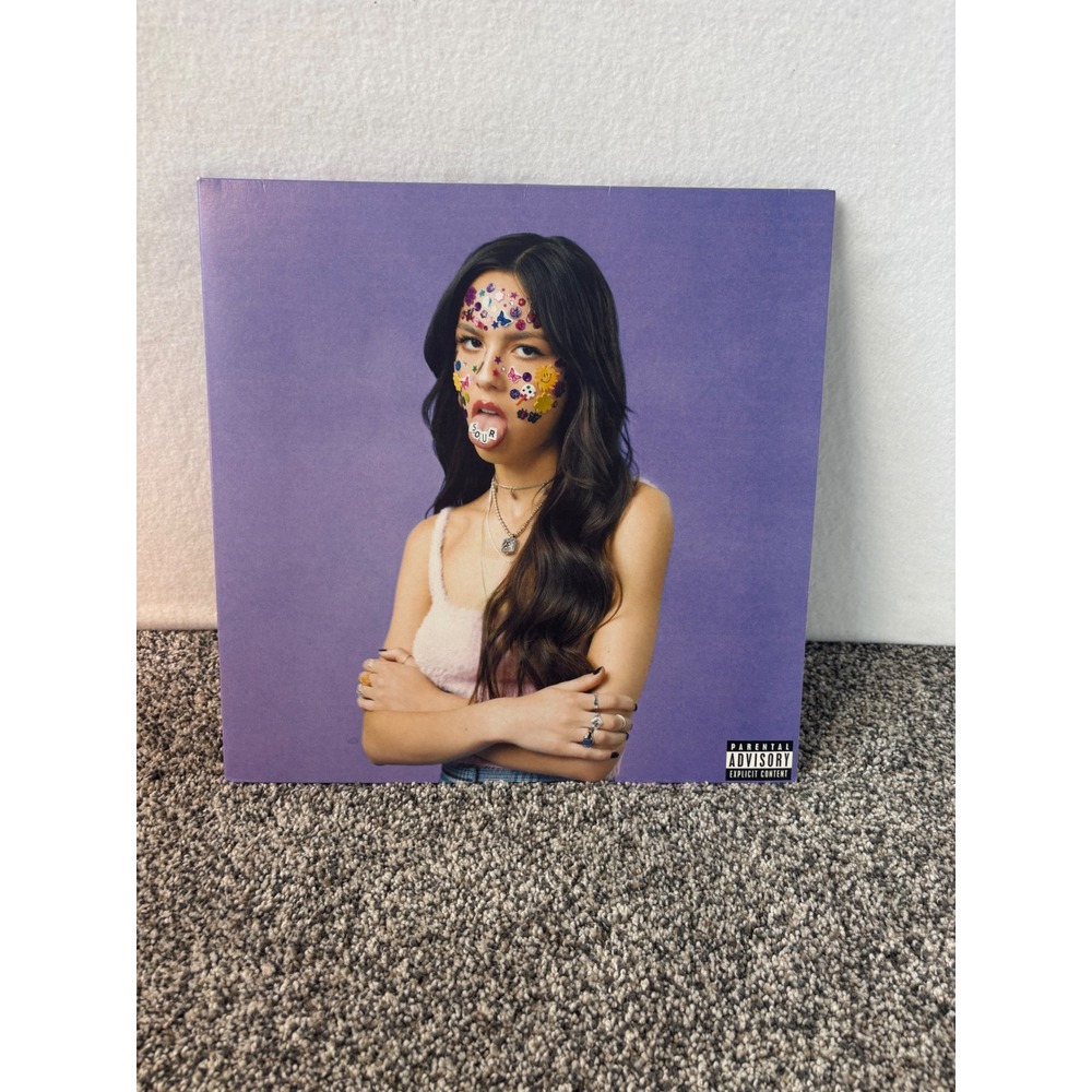 Olivia Rodrigo Sour Vinyl LP Record Album Black 12" Gatefold with Lyric Insert